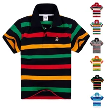 High Quality Breathable Kids Boys Polo Shirt Children Clothes Short Sleeve Cotton Summer Brand Girls Tops