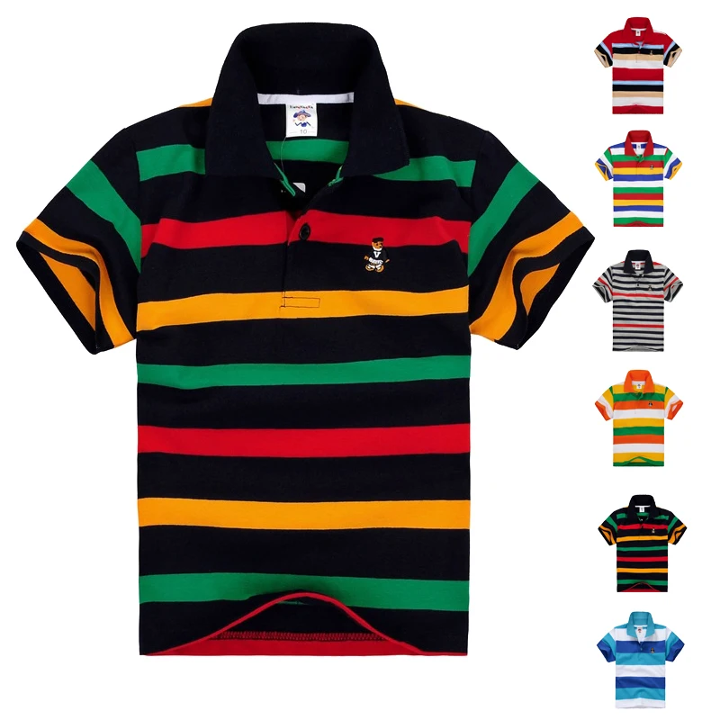 High Quality Breathable Kids Boys font b Polo b font font b Shirt b font Children