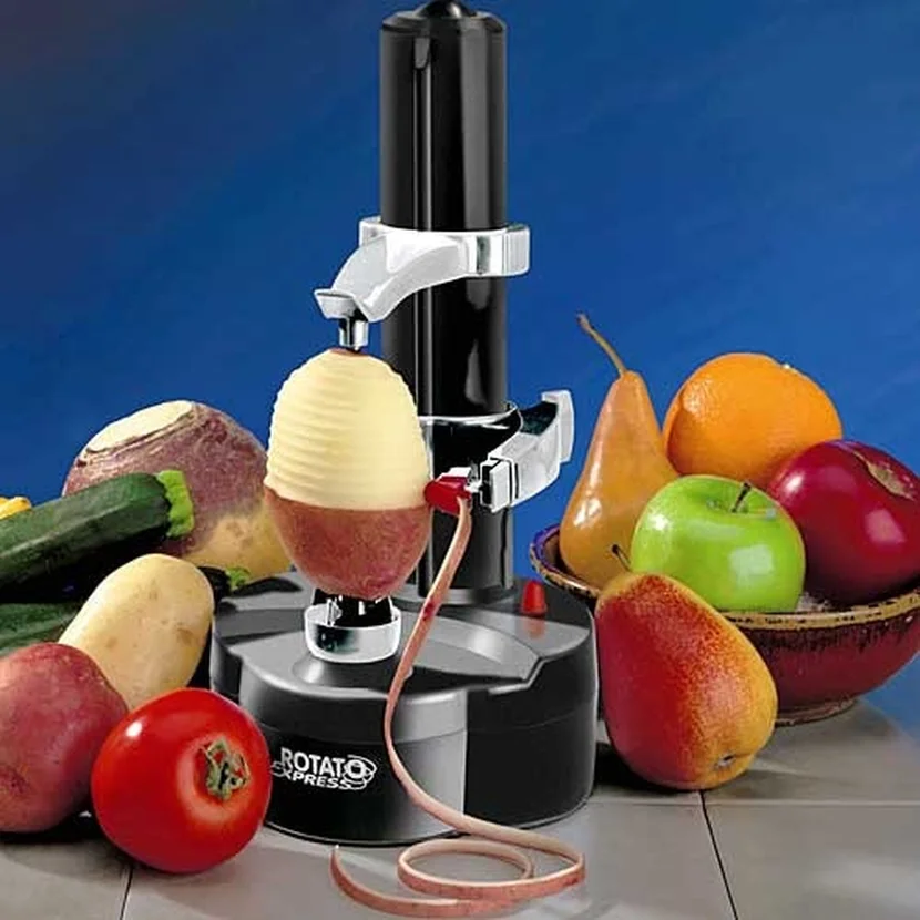 

1PCS Black Rotato Express - Electric Peeler Apple Peeler Potato Fruit Peeler Automatically Knife Drop Shipping