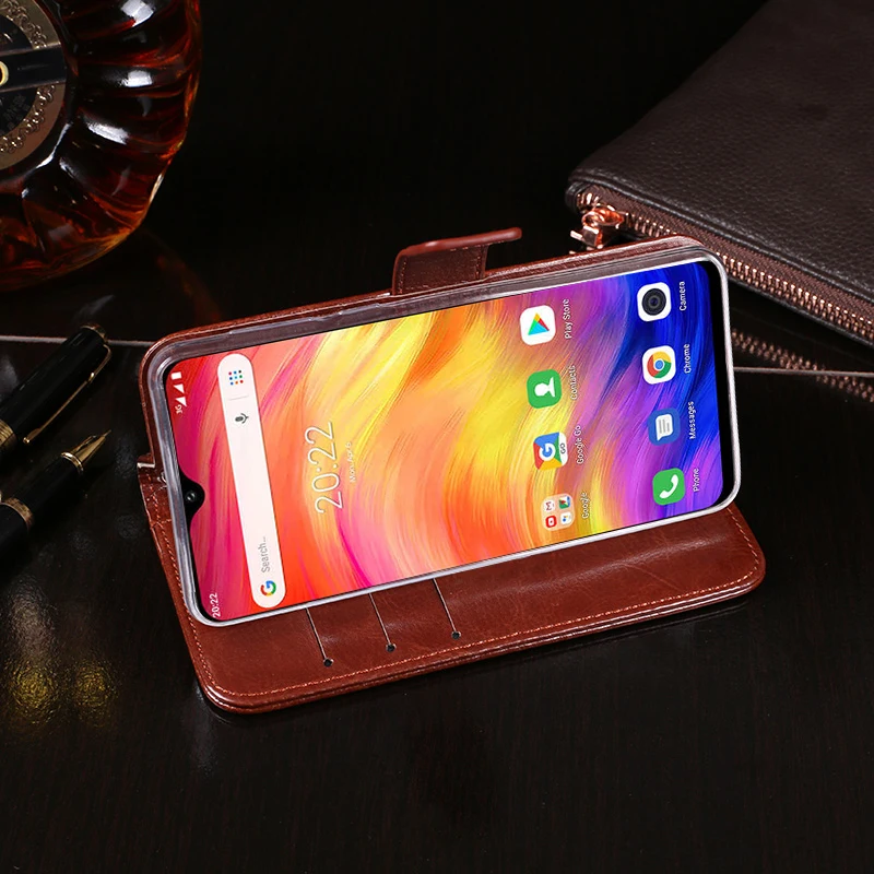 Чехол-книжка для Ulefone Note 7, чехол 6,", Роскошный чехол из искусственной кожи с защелкой для Ulefone S11, защитный чехол-кошелек