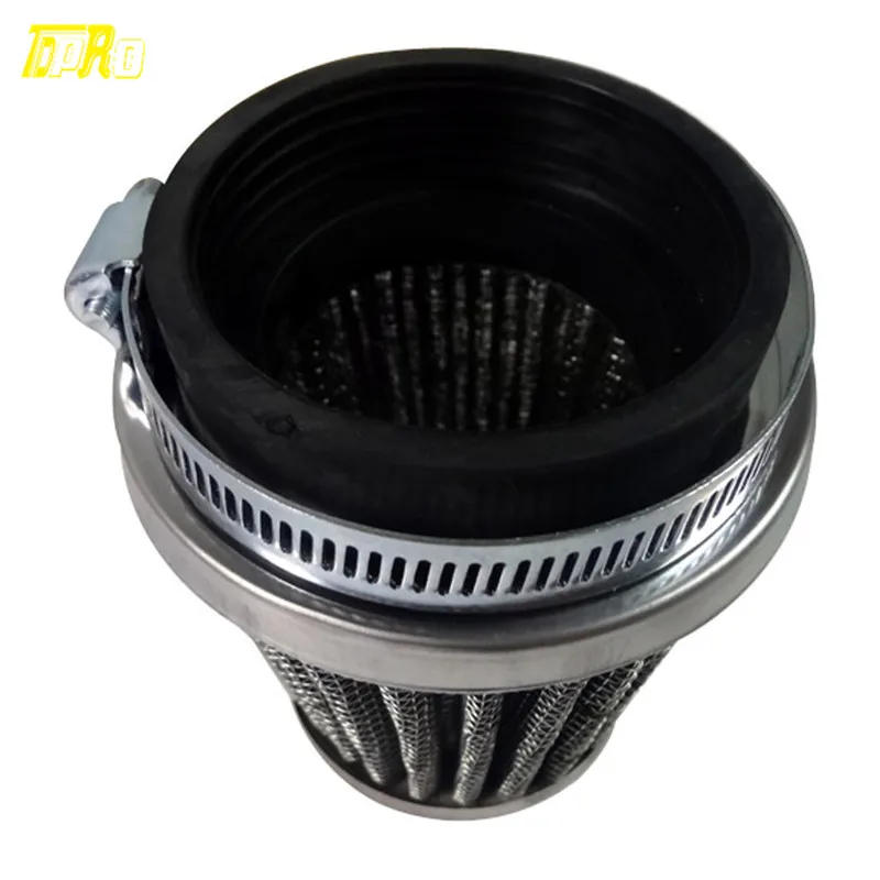 

52mm Spike Air Filter Intake Cleaner for ATV Dirt Pit Bike Quad Motorcycle Blue Free Shipping