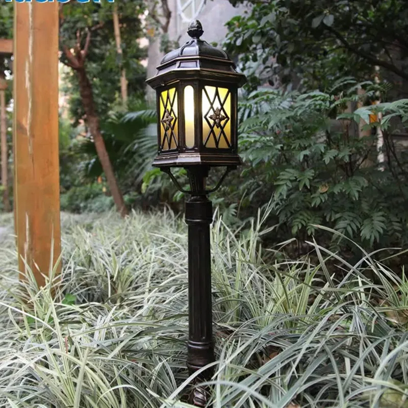 HAWBERRY LED Outdoor Europese Gazon Tuin Villa Park Vierkante Retro Straat Binnenplaats Verticale Waterdichte Verticale Straat Licht HAWBERRY LED Outdoor Europese Gazon Tuin Villa Park Vierkante Retro Straat Binnenplaats Verticale Waterdichte Verticale Straat Licht