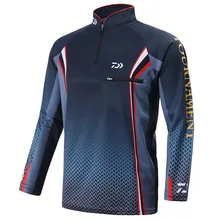 3 цвета стиль Мужская рыболовная одежда УФ-защита Влагоотводящая быстросохнущая дышащая рубашка для рыбалки