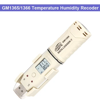 

GM1365/GM1366 Digital data logger temperature humidity usb Temperature Recorder Logger Temperature Recorder -30~80C(-30~176F)