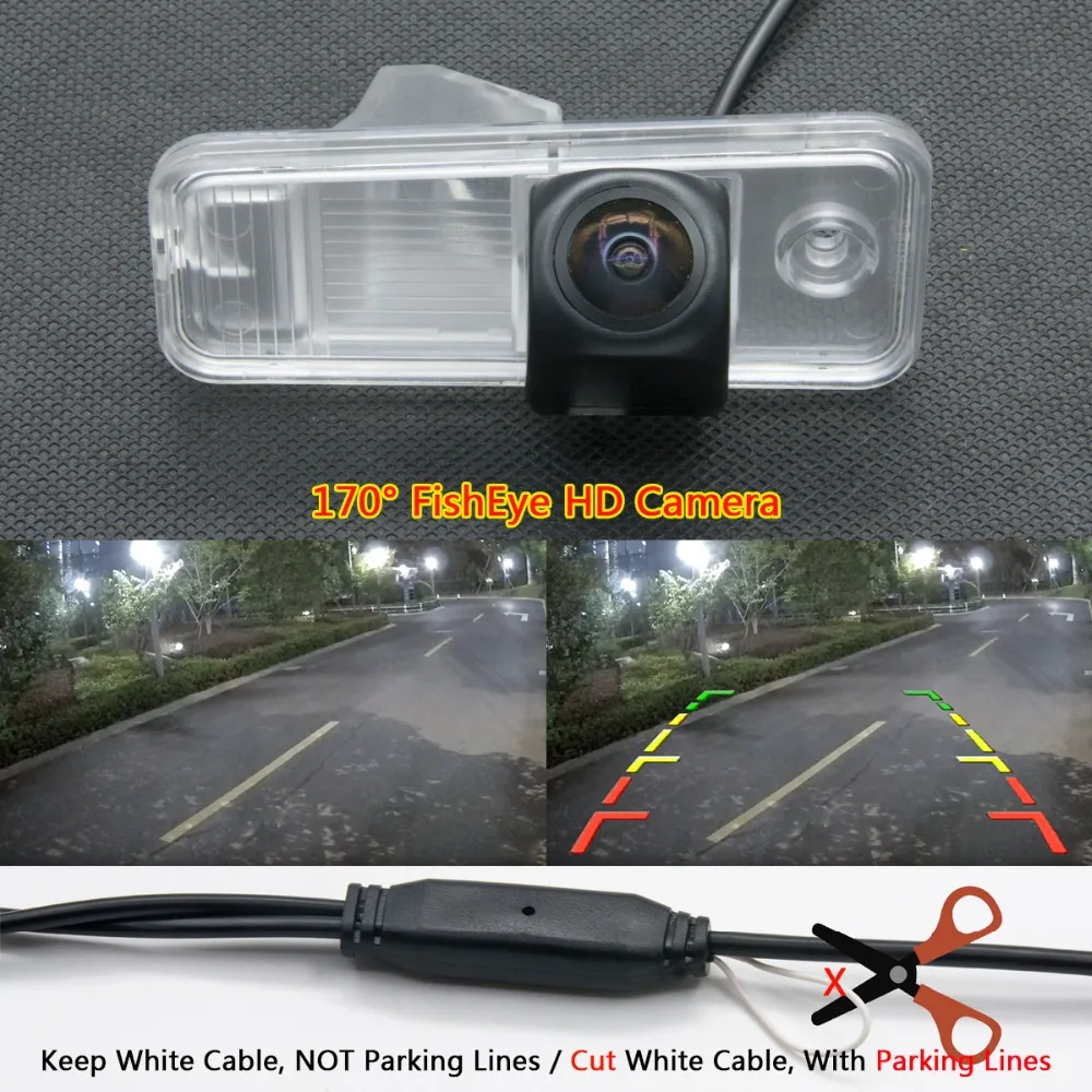 175 градусов 1080P рыбий глаз задний вид автомобиля камера для hyundai Santa Fe SantaFe IX45 XL 2013 Парковка монитор