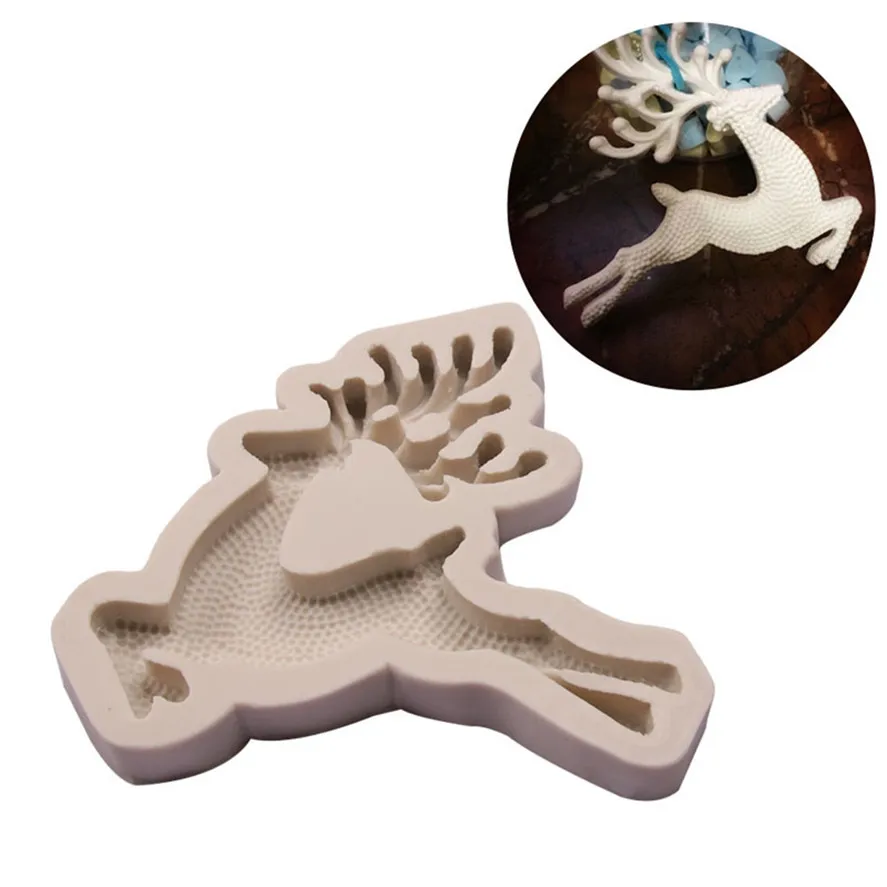 New Silicone Cake Decorating Mold 1PC DIY 3D Christmas