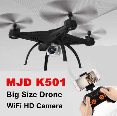 

Ky501W Big Size Drone 36cm Long 2.4G 4CH Rc Selfie Drone Quadcopter Helicopter With Wifi Fpv HD Upgraded Camera VS ky601s 101s