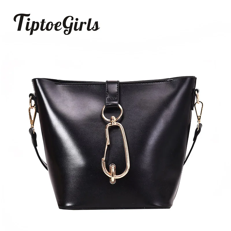 

Solid Color Ladies Bucket Bag New Fashion High Quality Large Capacity Casual Wild Shoulder Messenger Bag