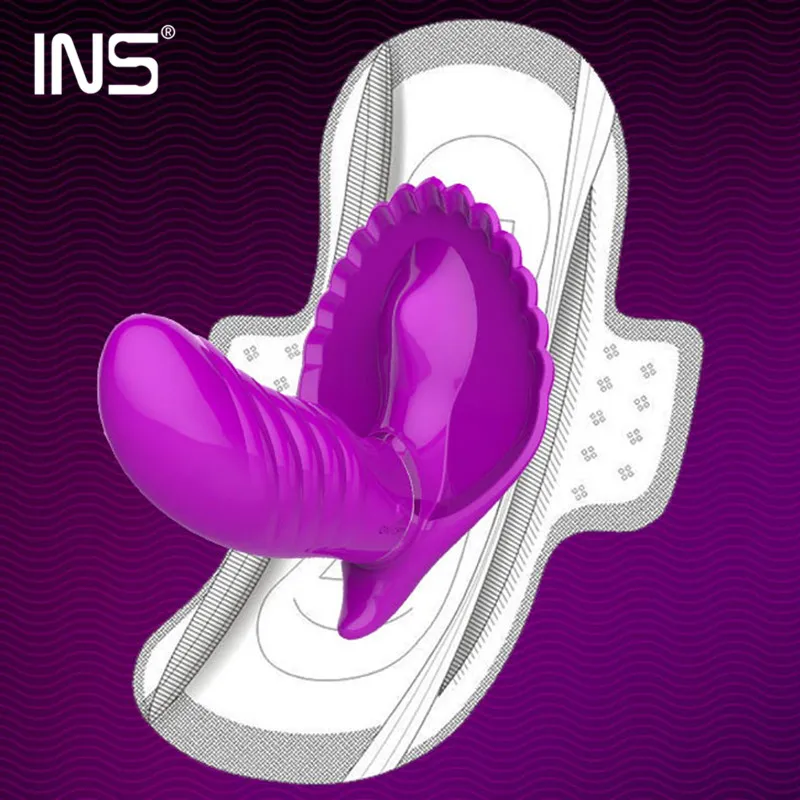  Estimulador de punto G INS 20 Modo Anus clítoris USB inalámbrico Control remoto vibrador oscilante 