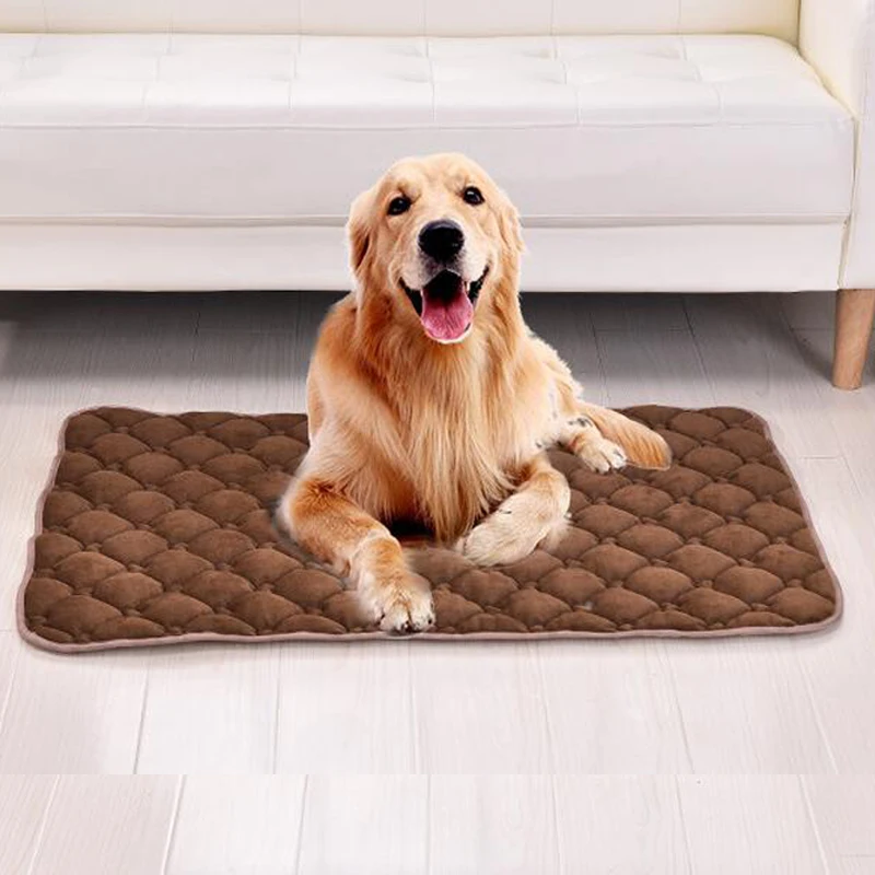 

Dog Bed Mat Kennel Soft Pet Dog Puppy Warm Bed House Plush Cozy Nest Dog House Pad Warm Pet House