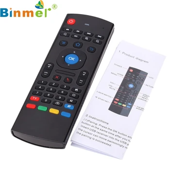 

BINMER Futural Digital New 2.4G Remote Control Air Mouse Wireless Keyboard For XBMC Android Mini PC TV Box AP19