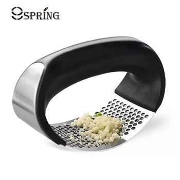 

Stainless Steel Garlic Press Garlic Peeler Manual Garlic Crusher Chopper Mincer Garlic Cutter Cutting Tools Kitchen Accessories