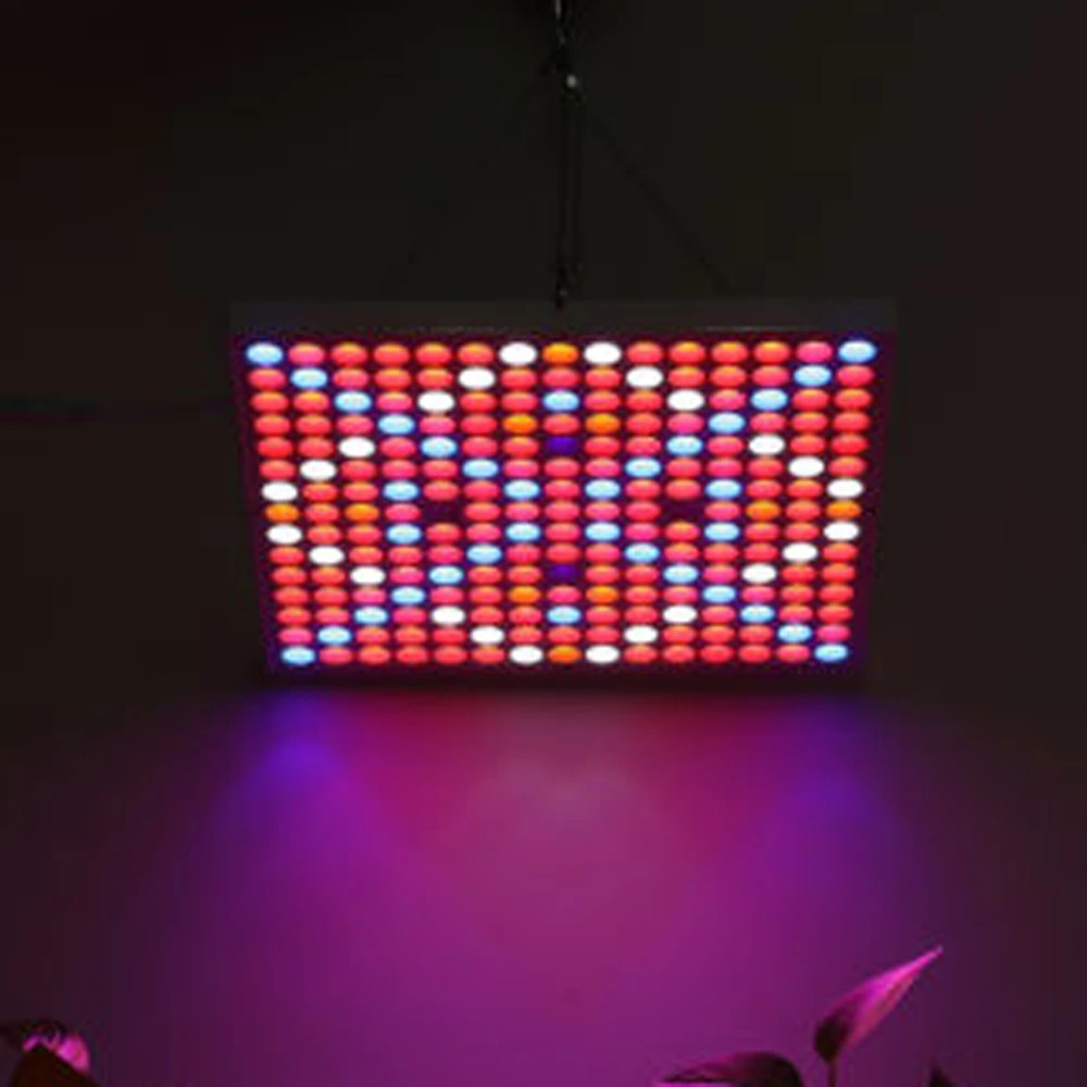

45W 225 SMD LEDs Grow Light Indoor Hydroponics Plant Grow Light lamps Lighting Panel Full Spectrum With Hanging Kit