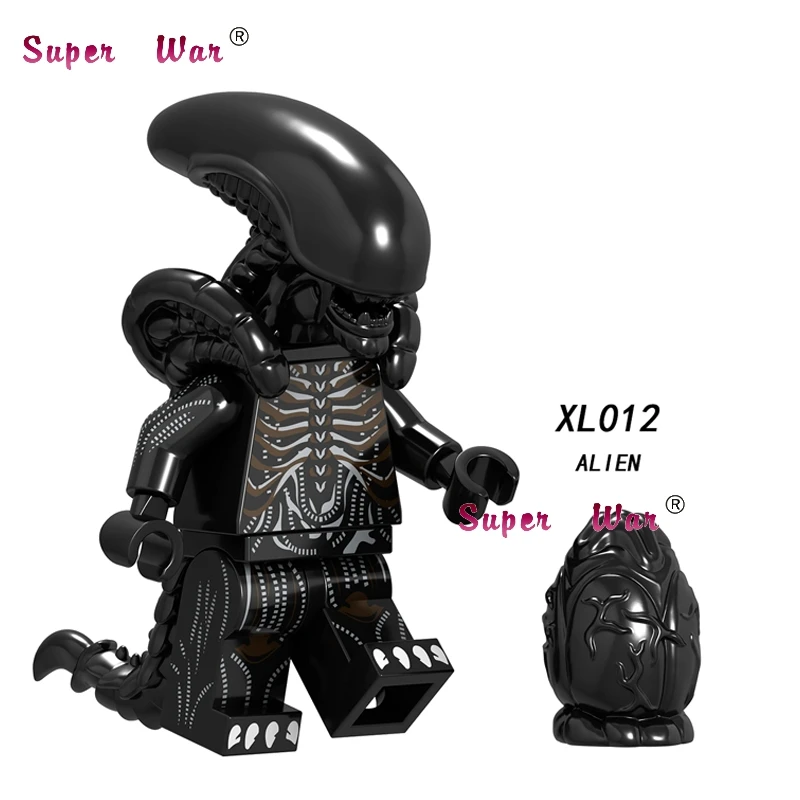

Single Cartoon Comic Alien Seiya movie Action Athena Shiryu Ultraman building block toy for children
