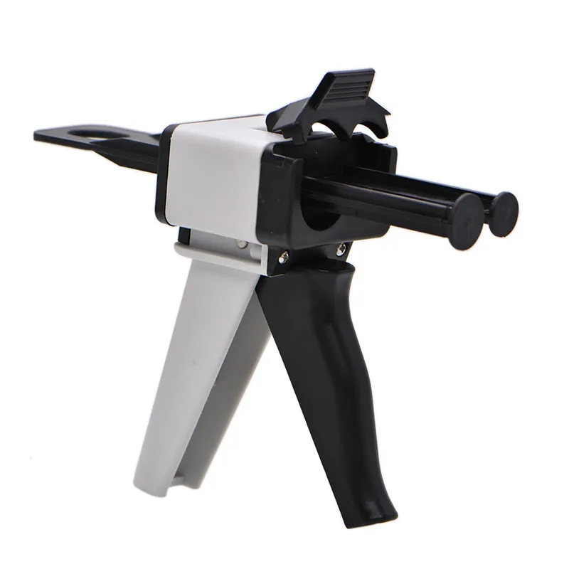 

Dental Impression Mixing Dispensing Universal Dispenser Gun 1:1/1:2 Cartridge Dispenser 50ml Silicon Rubber Dispenser Gun 10:1