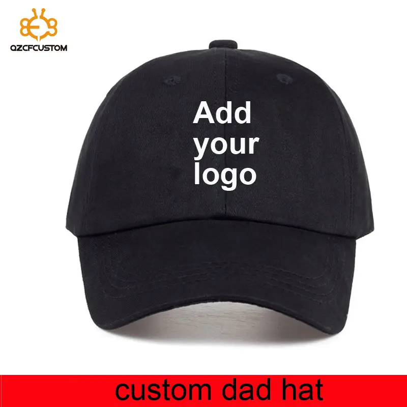 

wholesale cap 100% cotton unstructured custom dad hat logo cap embroidery make your design logo dad cap