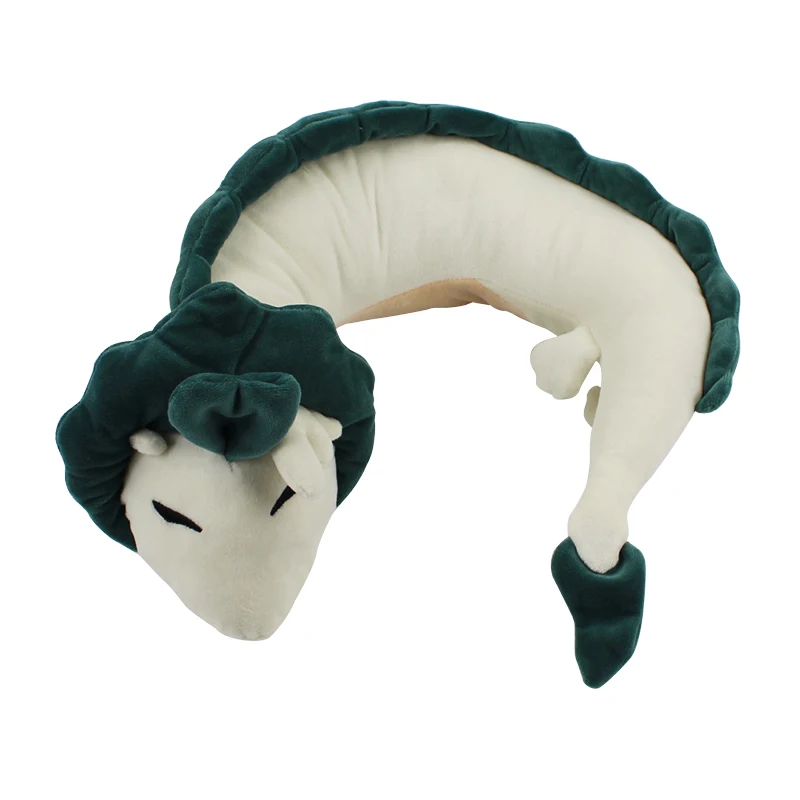 Cena 28 cm Anime Spirited Away Miyazaki Hayao biały smok Haku zabawki pluszowe podróży samochód poduszka w kształcie litery U poduszka pluszowa poduszka wypchana lalka