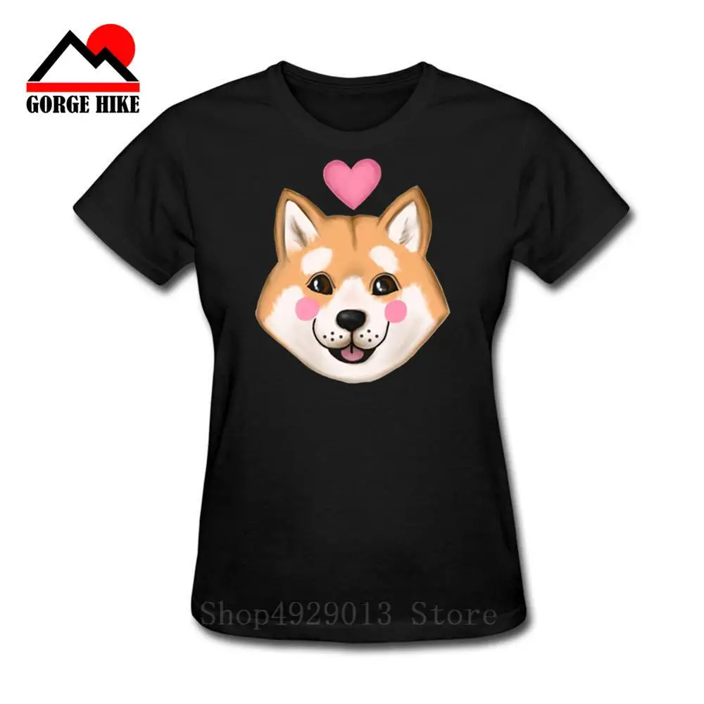 Женские футболки Harajuku Kawaii Cute Shiba Inu Doge футболка с принтом уличная одежда в