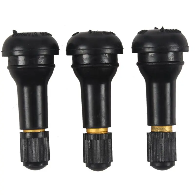 25 Pieces TR 413 Car tire valve Tubeless Valves Wheels Rubber Tires Valves for Car Velo+ Stopper