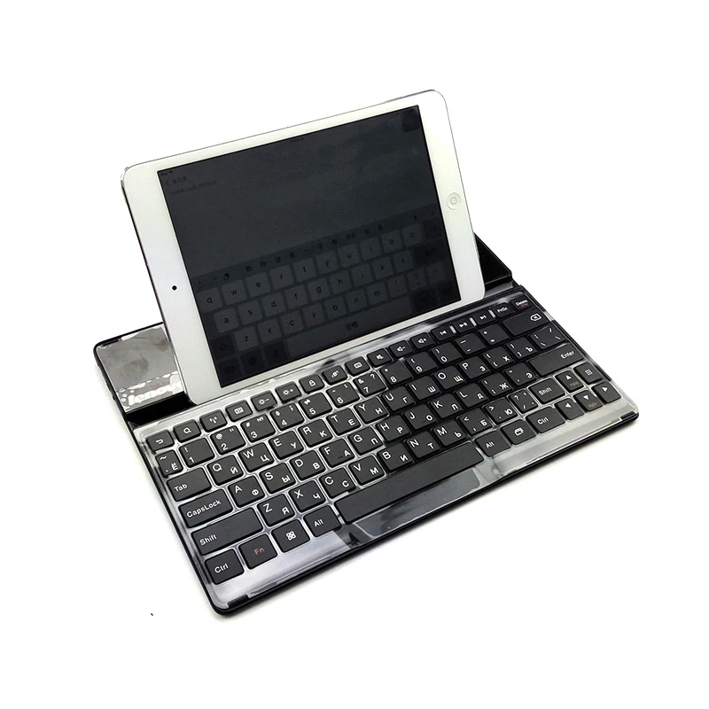 

Russian Wireless Bluetooth Keyboard For Lenovo S6000 Android Tablet PC + iOS iPad Universal Model With Lithium Batteries Slim