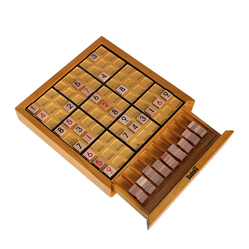 

Wholesale Beech Wood Adult Desktop Game Memory Chess Sudoku Puzzle Game Board Toys Kids Toys Best Gifts In Stock