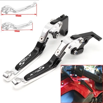 

Motorcycle CNC Adjustable Foldable brake Clutch Levers for BMW K1300 S K1300S 2009-2015 with Logo (K1300S)