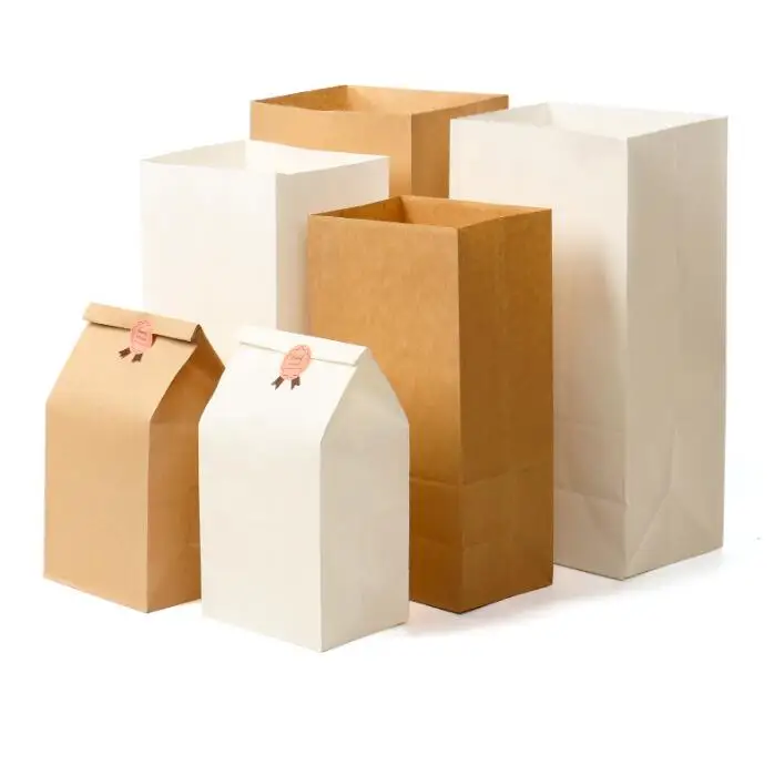 50 шт крафт бумажный мешок подарочные пакеты Конфеты Печенье Хлеб орехи мешок для печенья закуски выпечка посылка поставки