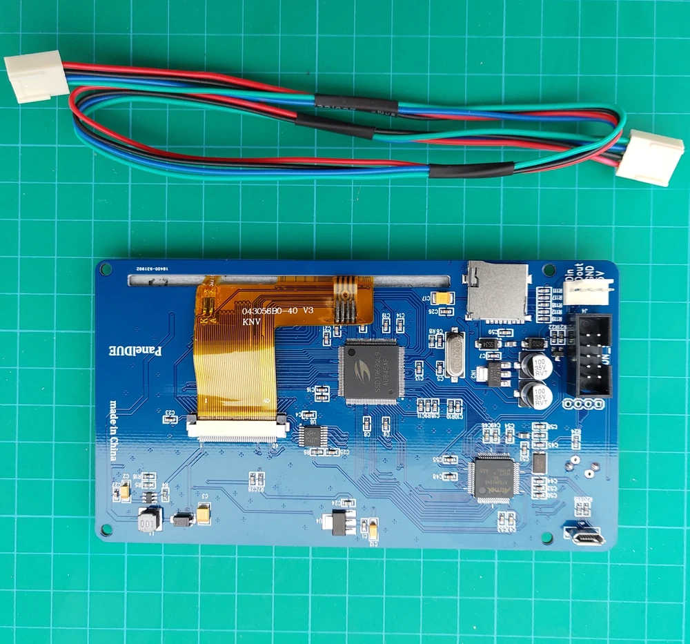 3d принтер клонированный 4," 7" panelDue 5i интегрированный панель 7i цветной сенсорный экран контроллеры F/DuetWifi Duet 2 Ethernet плата