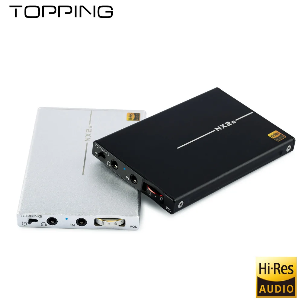 

Topping NX2S Ultra Slim HIFI DAC Portable Amplifier Headphone Amplifier LMH6643+OPA1652 9mm Ultra Slim AMP