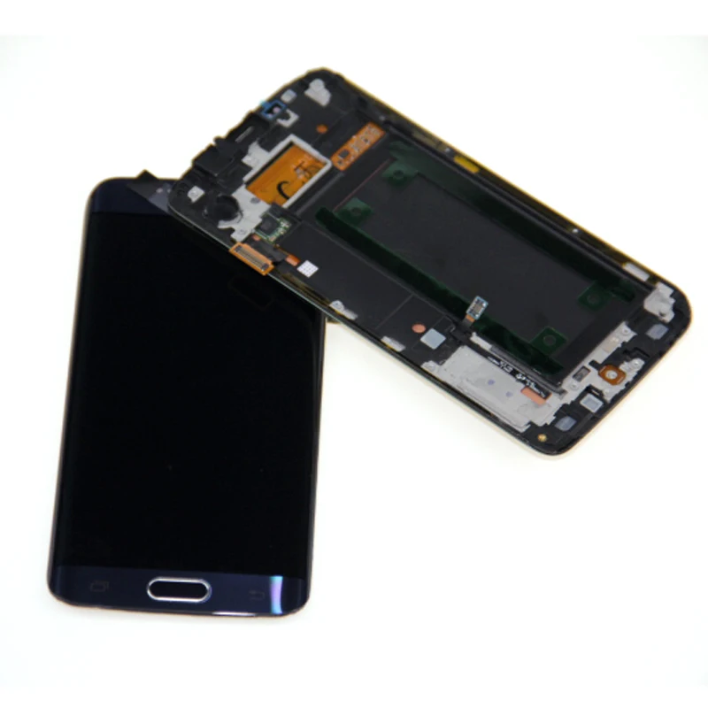 Для samsung Galaxy S6 Edge lcd G925 G925F дисплей сенсорный экран сборка Замена для samsung S6 Edge lcd - Цвет: Blue