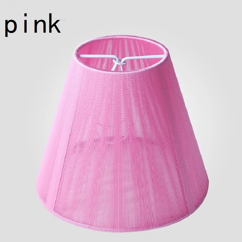D14cm художественное украшение E14 хрустальная люстра настенная лампа абажур современная лампа крышка для люстры украшения дома абажуры - Цвет корпуса: pink