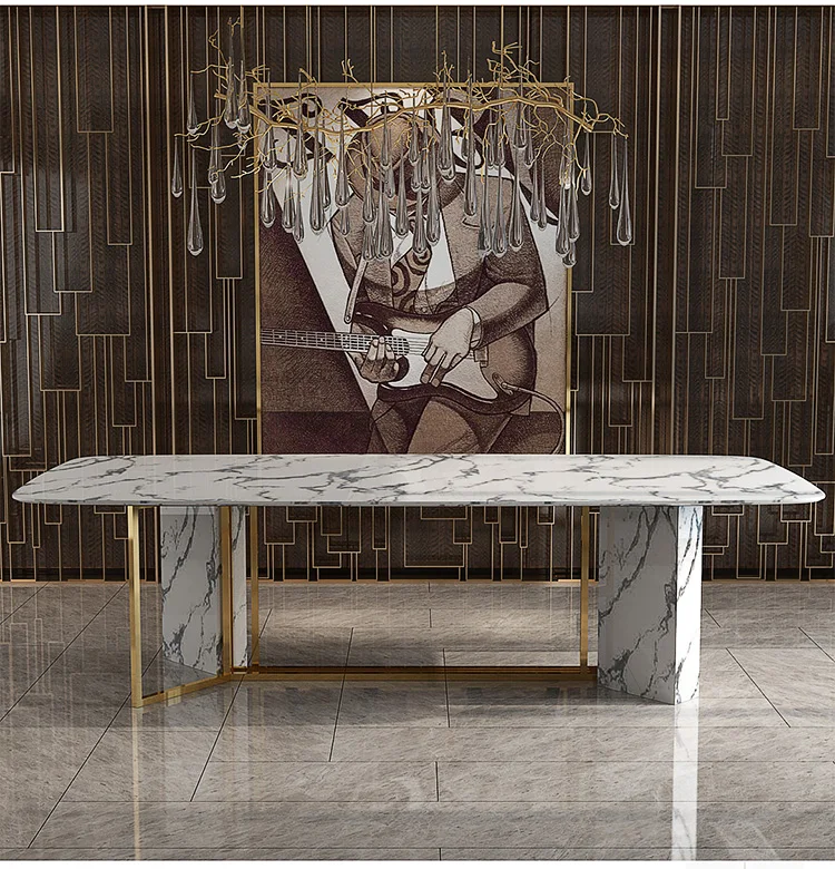 Современная мраморная Обеденная Мебель от 1 8 до 2 метров|marble dining|furniturefurniture marble |