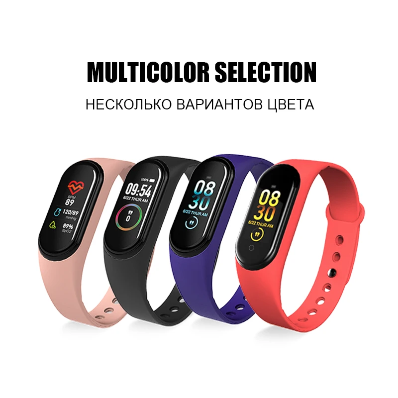 

M4A Smart Band Wristband Health Heart rate Blood Pressure Heakth Rate Monitor Pedometer Sports Bracelet PK M3 Fitness bracelet