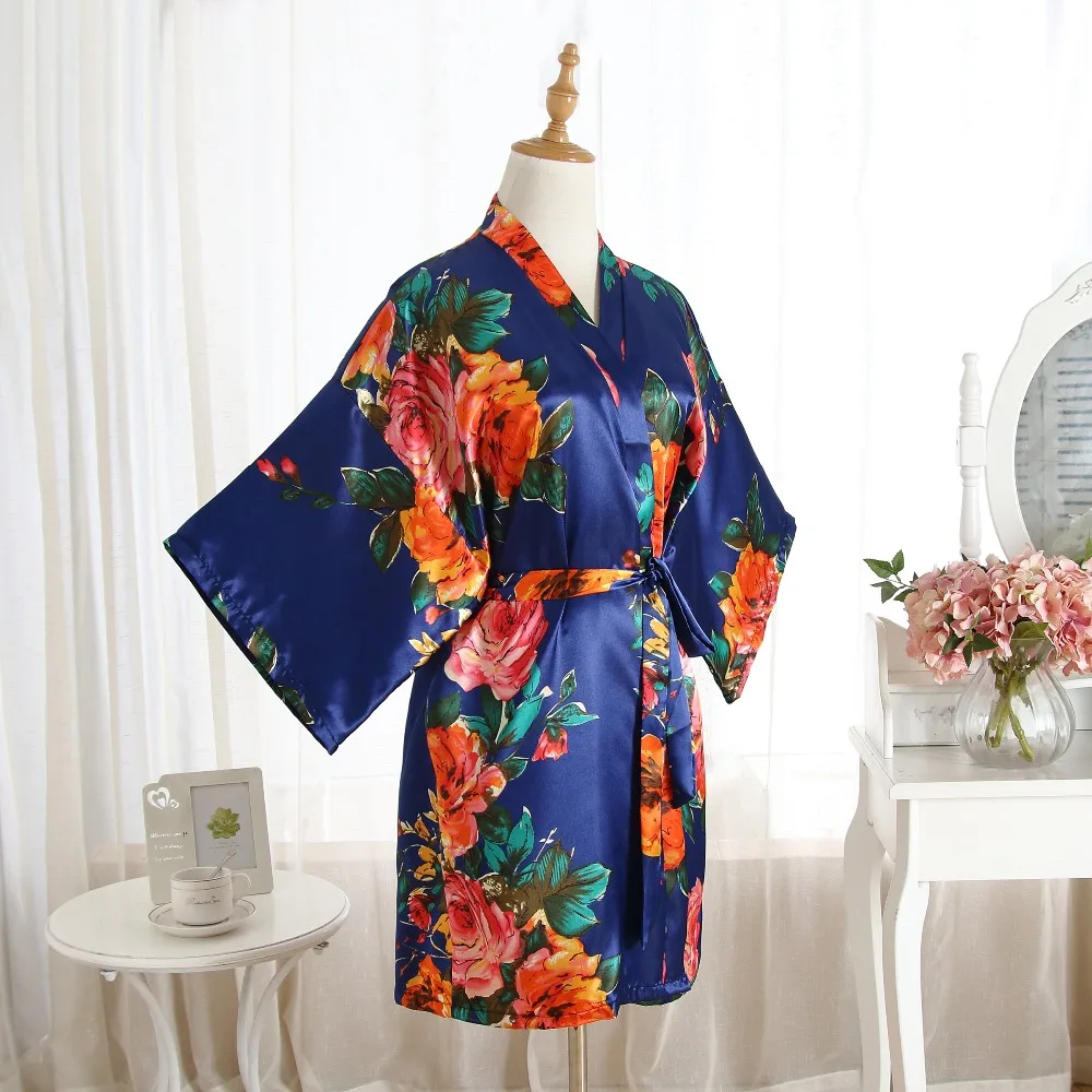 Сексуальное кимоно для невесты, Шелковый Атласный халат, женский халат, Свадебный халат, халат для сестры, матери, невесты, жениха, халаты для подружки невесты