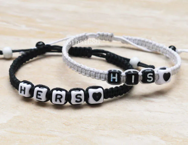 His And Hers S Bracelet Handmade Loves Friendship His And Hers S Bracelet Handmade Loves Friendship Anniversary Gifts In Charm Bracelets From Jewelry Accessories On Aliexpress