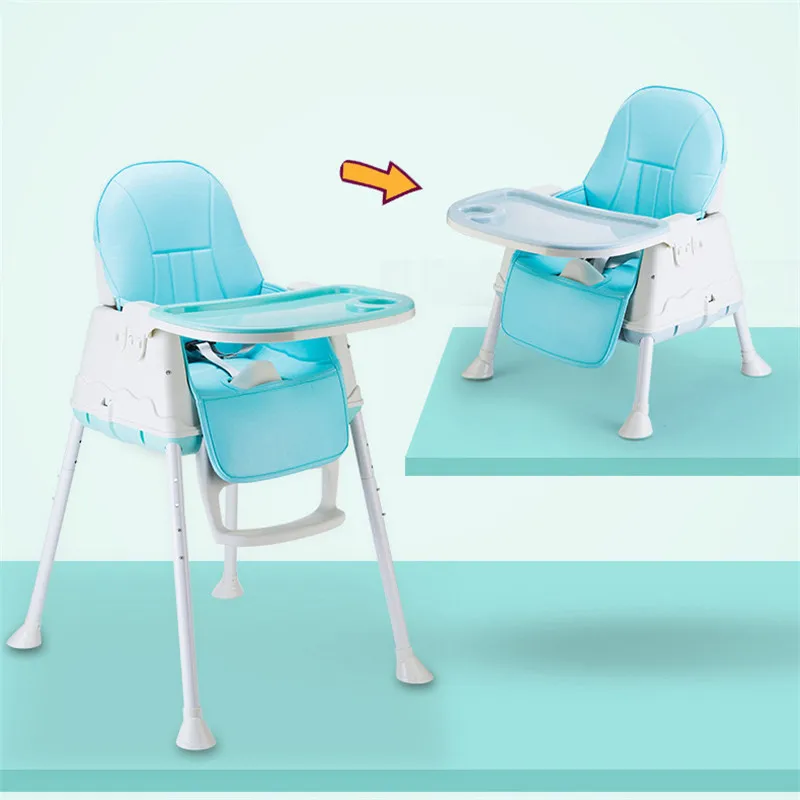 

Multifunctional Adjustable Baby Kids Safety Upgrade Baby Chair Children's Folding Portable Dining Table Chair High Booster Seats