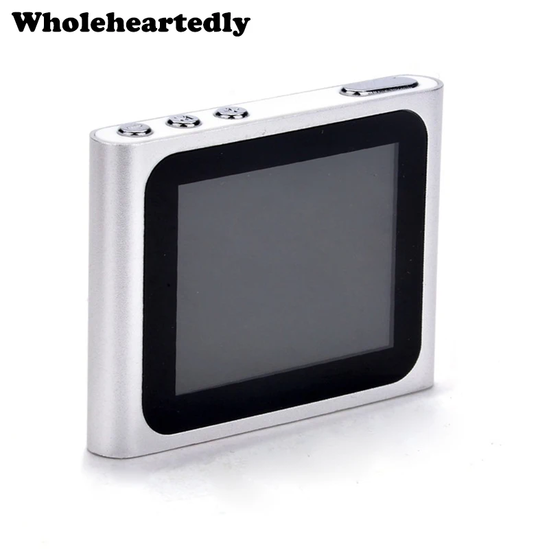 

6th Generation Mp3 Mp4 Music Video Media Player FM Games Movie 1.8" LCD Screen Support TF Card Clip Sport Digital MP4 Player