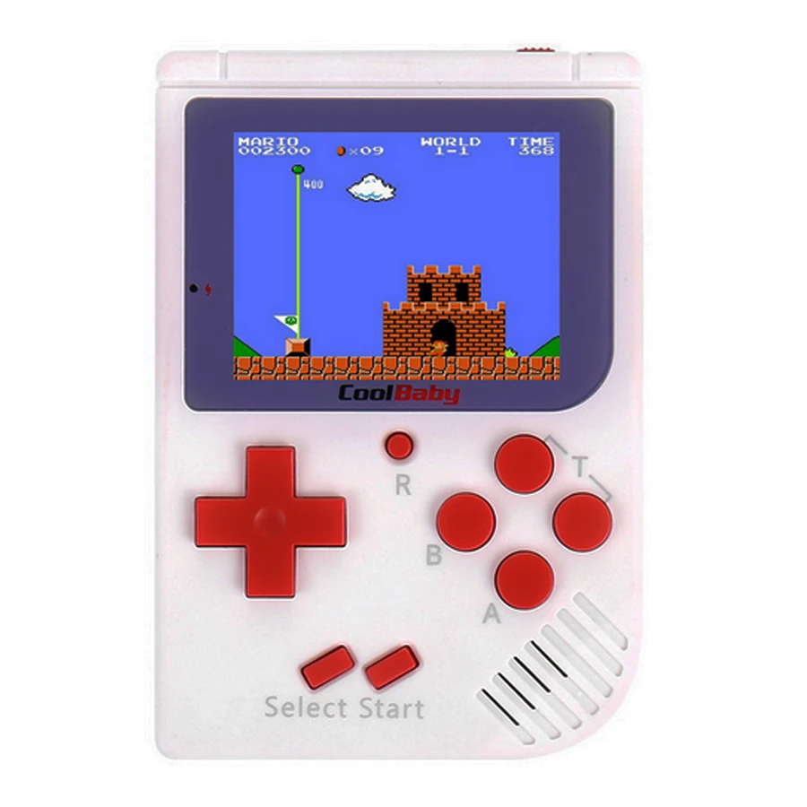 

Coolbaby RS-6 Portable Retro Mini Handheld Game Console 8 bit 2.0 inch LCD Color Colour Children Game Player Built-in 129 Games