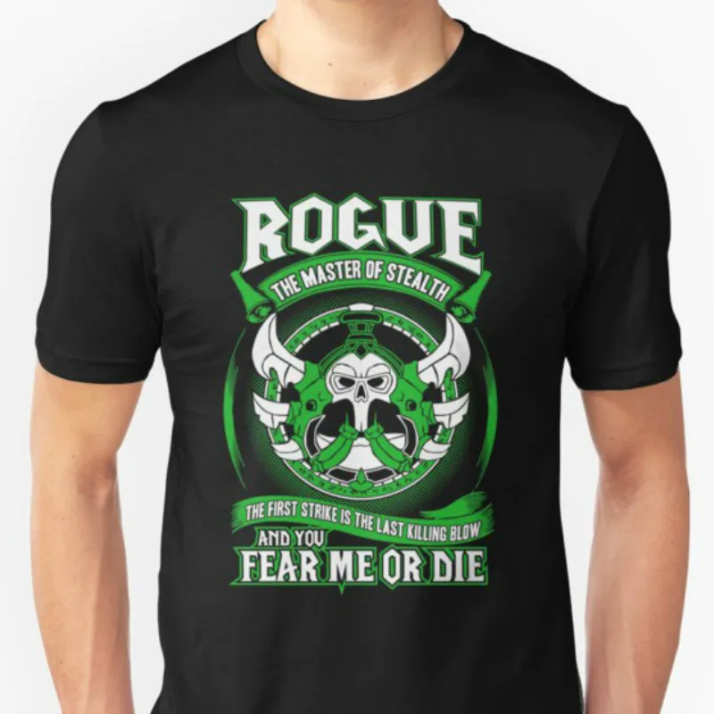 

Fashion Cool Men T Shirt Women Funny Tshirt Rogue The Master Of Stealth Wow Customized Printed T Shirt