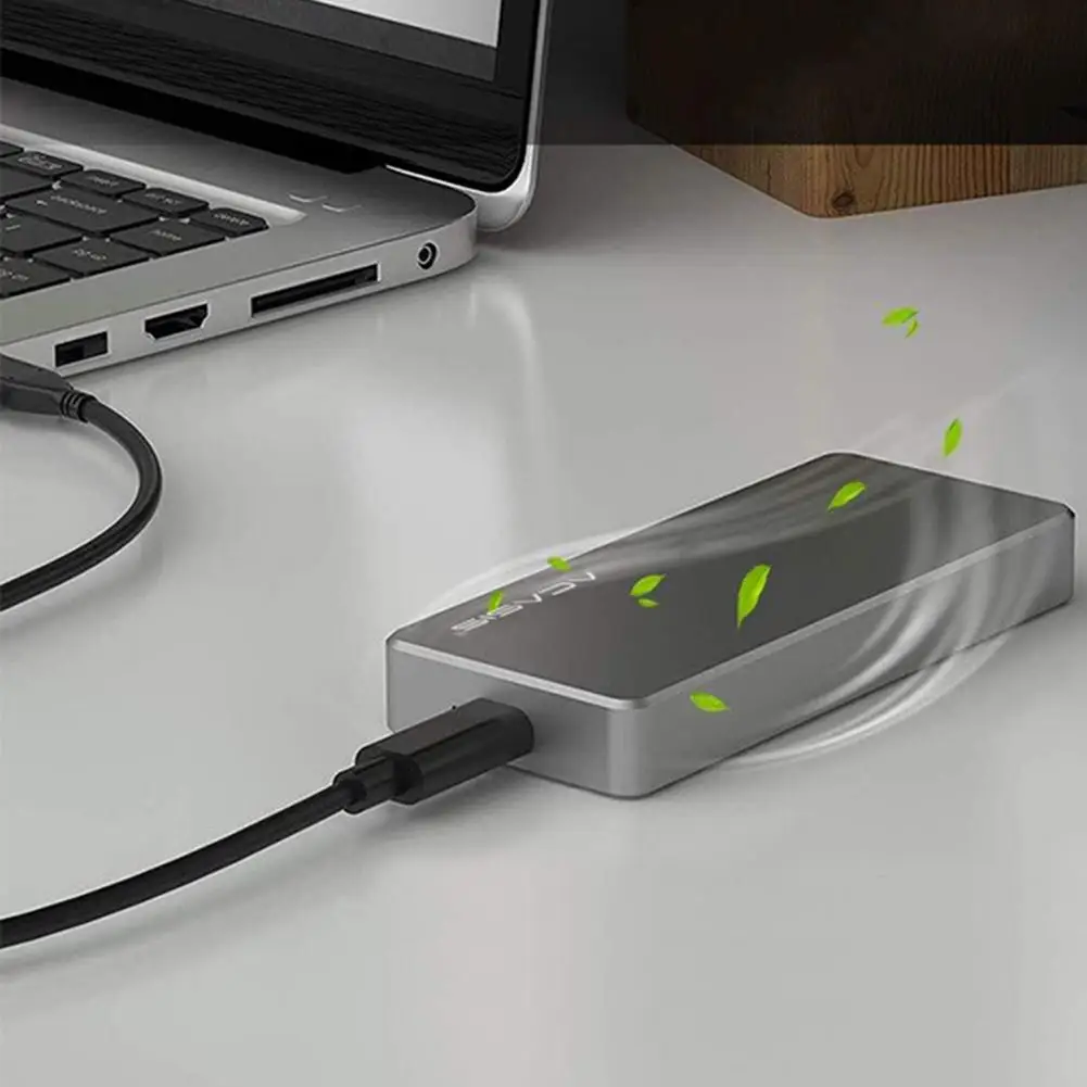 

New Arrival NVME NGFF M2 to USB3.0 SSD Straight Insert Cabinet Adapter Hard Drive Enclosure