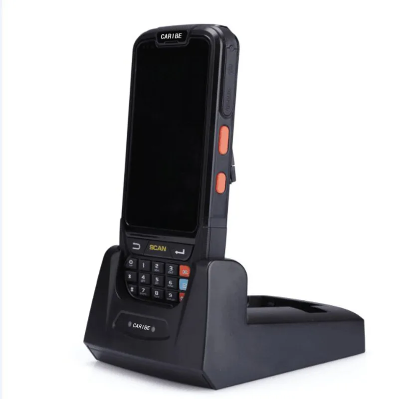 US $162.00 Caribe Handheld PDA Barcode scanner 1D 2D Bluetooth Android Terminal PDA Wireless Mobile 1D Bar code Scanner Data Collector