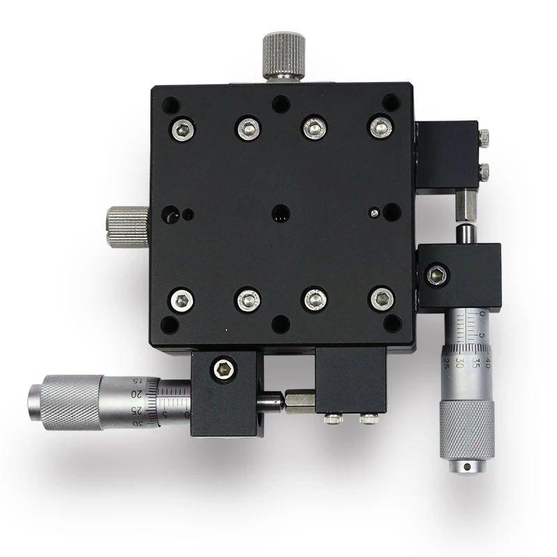 

XY60-R-30 two-axis high-precision fine-tuning platform XY axis Manual rail slide, load: 49N (5kgf) Accuracy: 10um