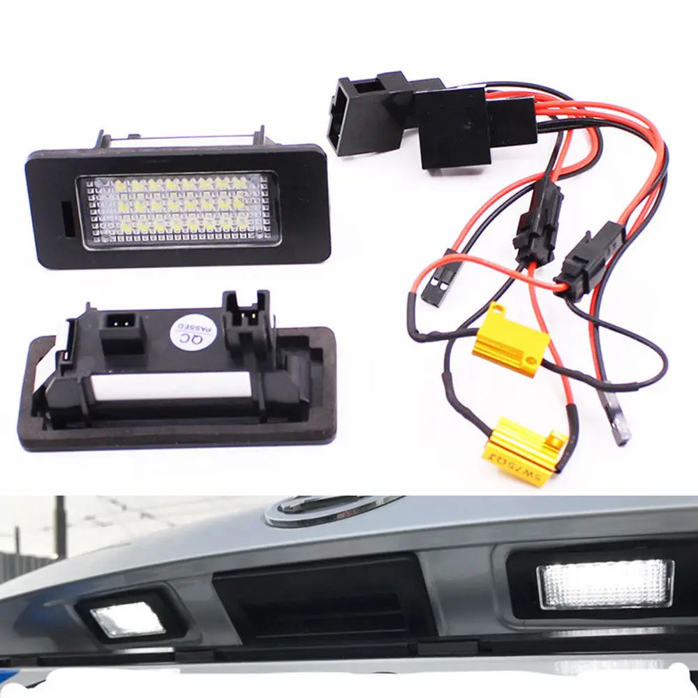 24SMD светодиодный светильник номерного знака для SKODA Octavia 3 Superb B6 Combi Rapid Yeti