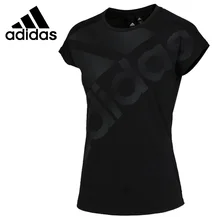 Новое поступление Adidas GFX SS T поли Для женщин футболки с коротким рукавом спортивная