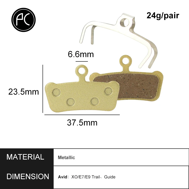 Велосипедные дисковые Тормозные колодки для SRAM Guide RSC/RS/R Avid XO E7 E9 Trail 4 Pistions MTB|bicycle