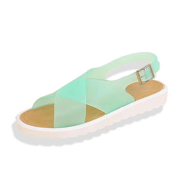 Jelly Sandals Summer Nice New Plastic Beach Shoes Student Jelly Sandals Summer Nice New Plastic Beach Shoes Student Anti Slip Fish Mouth
