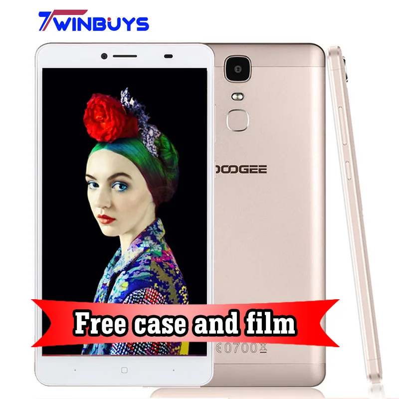  Doogee Y6 Max Fingerprint mobile phone 4300mah 6.5 Inch FHD MTK6750 Qcta Core 15GHZ Android 6.0 13.0MP 4300mAH LTE Smartphone  