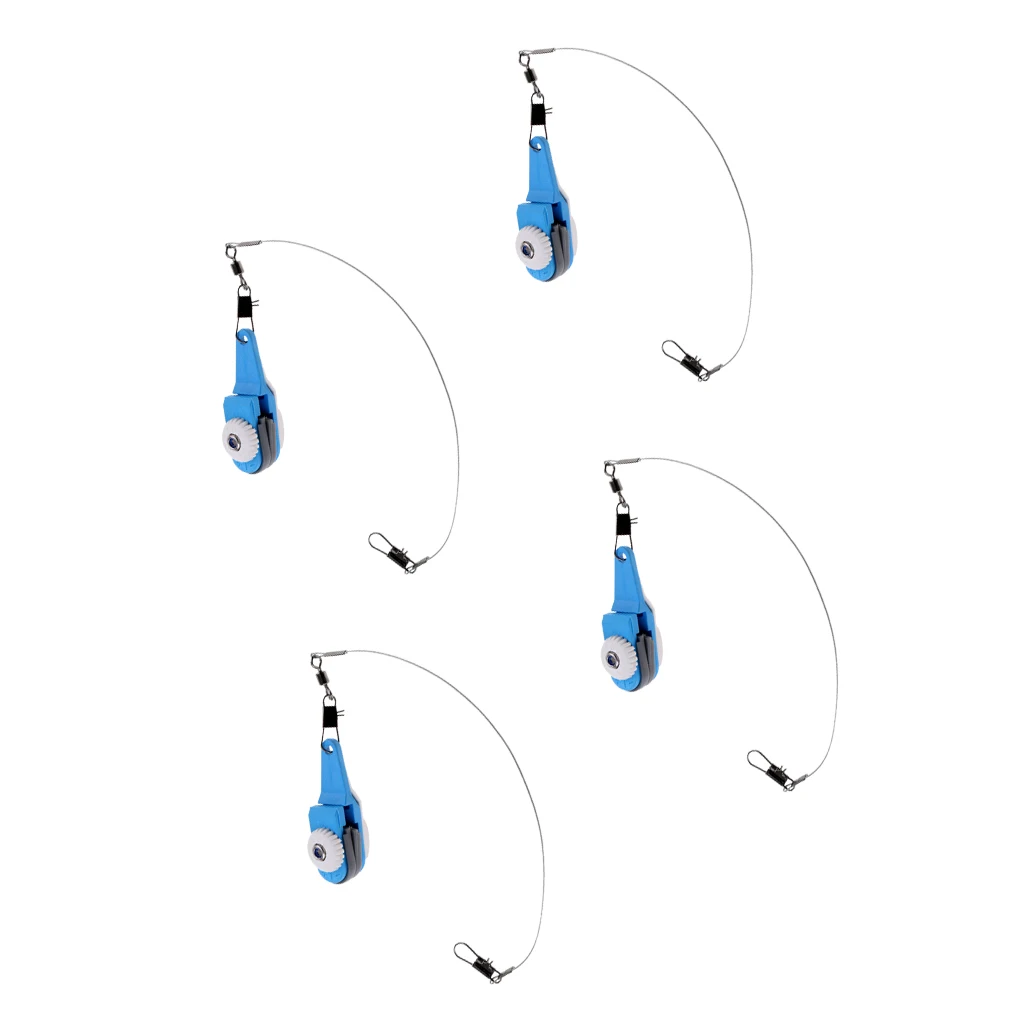 4pcs  Stainless Steel Heavy Duty Trolling Clips Outrigger Release Downrigger Power Grip