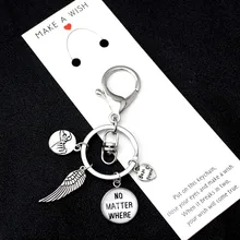 Best Friends No Matter Where Wings Keychains Hand in Hand Pinky Swear Promise Heart Love Key Chain Key Ring Women Men Jewelry 1pc earth airplane keychains no matter where pendant travel keyring friendship best friend jewelry diy handmade