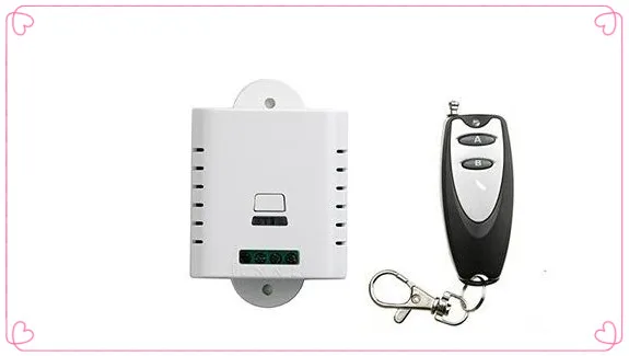 

AC85V 110V 120V 220V 250V 1CH Remote Control Garage Door RF Wireless Remote Control Switch System 1X Transmitter + 1 X Receiver